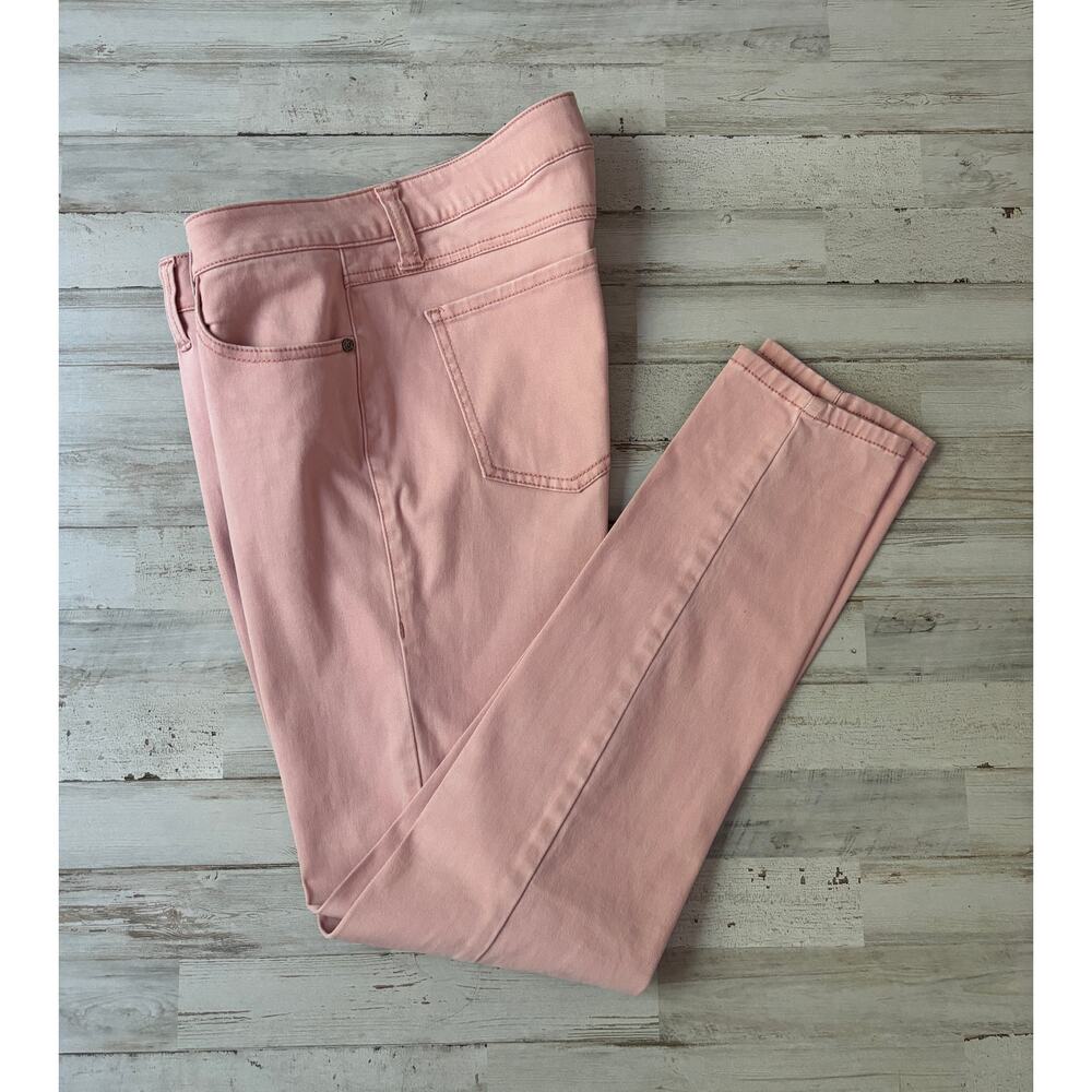 Cabi Jeans Women's Nectar Pink Skinny Stretch Casual Wear 6 Pockets EUC